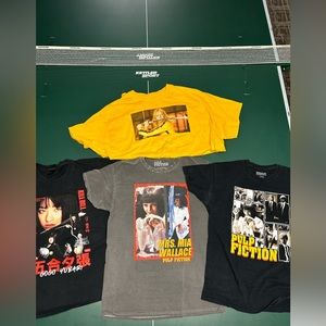 QUENTIN TARANTINO BUNDLE KILL BILL - PULP FICTION 4 SHIRTS